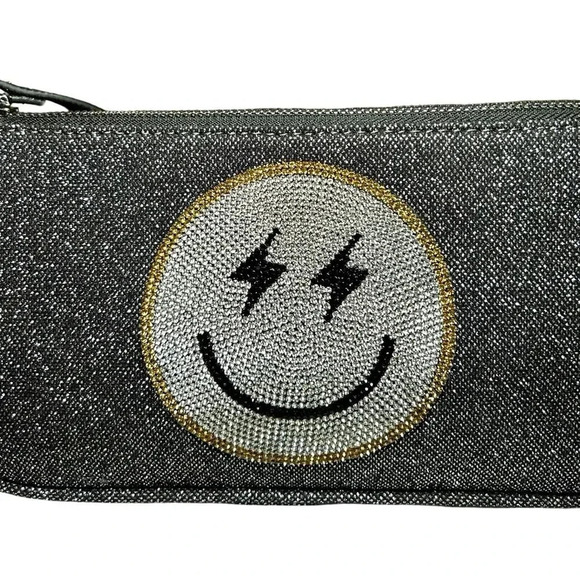 NWT Skinny Dip London Women’s Amber Smile Shoulder Bag Black Sparkly - Picture 4 of 6